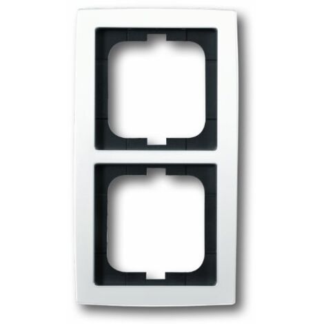 Cadre 2 Poussoirs Davos/Blanc Studio Solo 2CKA001754A4110 ABB 583121