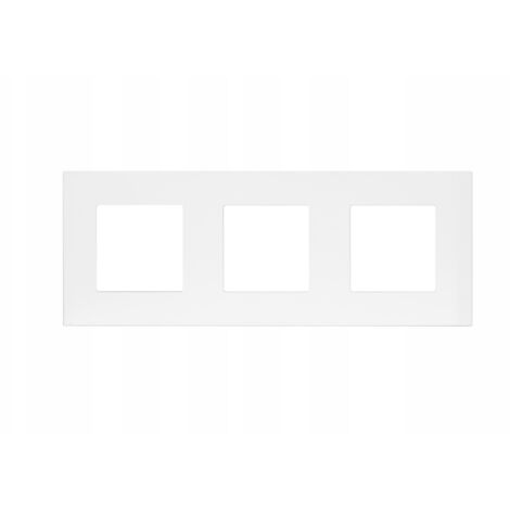 Cadre 3 champs BLANC en PVC pour système RTX SH