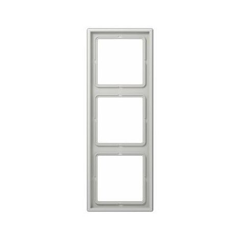 Cadre 3 éléments GRIS CLAIR JUNG LS 983 LG
