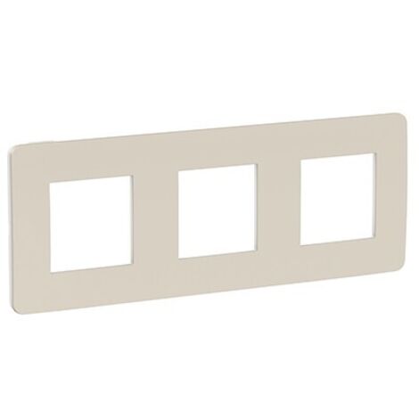 Cadre 3 éléments STUDIO cava blanc SCHNEIDER NU280624