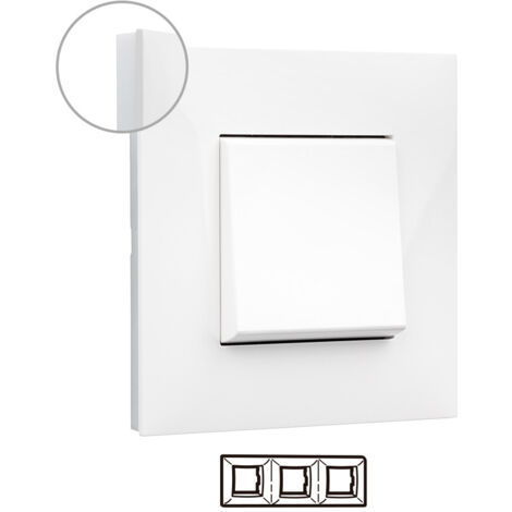 Cadre 3 éléments VALENA NEXT blanc LEGRAND 741003