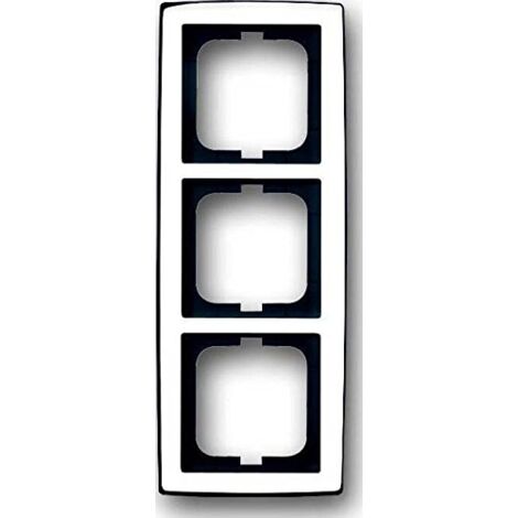 Cadre 3 Poussoirs Chrome Brillant 2CKA001754A4328 ABB 586118