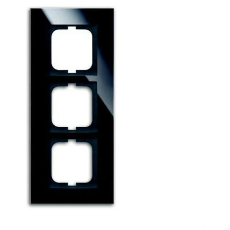 Cadre 3 Poussoirs Verre Sombre 2CKA001754A4324 ABB 583300