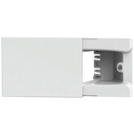 Cadre 4box Hide pour boîte encastrée à 3 modules blanc 4B.01.000