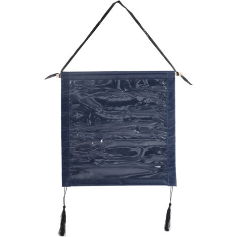 Cadre à Cintres 30x30cm Kit de Peinture Strass Décor Mural Bleu Foncé
