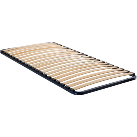 Cadre à lattes en métal hauteur 4 cm CONFORT 90x190