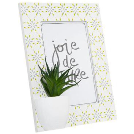 Cadre à Poser Relief "Cactus" 10x15cm Multicolore