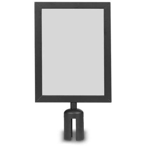 Cadre A4 pour poteau - Noir mat