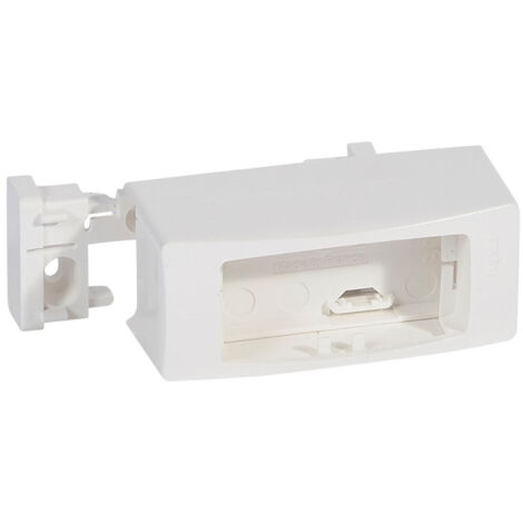 Cadre appareillage DLPLUS H12,5 1 poste étroit en saillie - LEGRAND - 031457