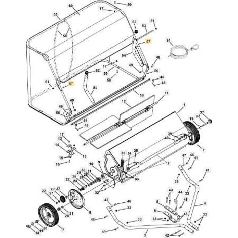 CADRE AVANT ORIGINAL STIGA - 1319-2891-01