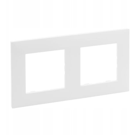 Cadre blanc NILOE STEP 2X 863192