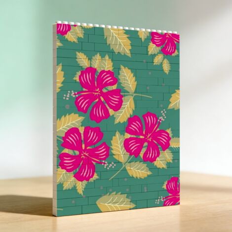 Cadre cadeau anniversaire en blocs créatif, cadeau romantique