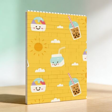 Cadre cadeau en blocs pour amoureux, cadeau pour anniversaire