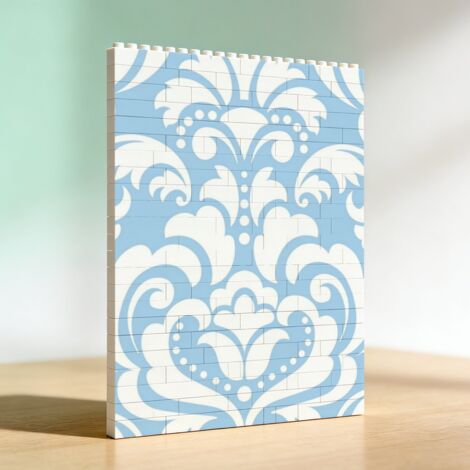 Cadre cadeau romantique en blocs, anniversaire
