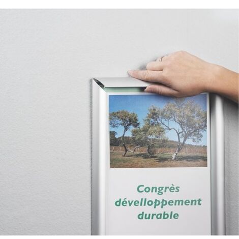 Cadre Clipframe aluminium format A3 - Maxiburo
