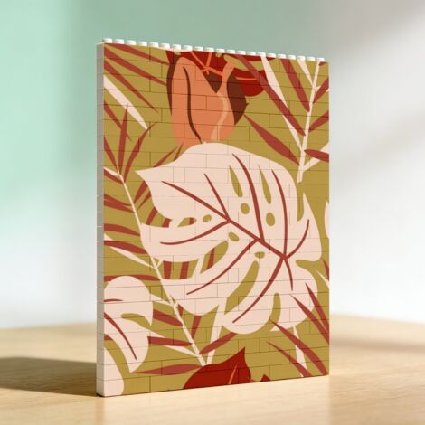 Cadre créatif DIY en blocs de construction, cadeau parfait pour couples