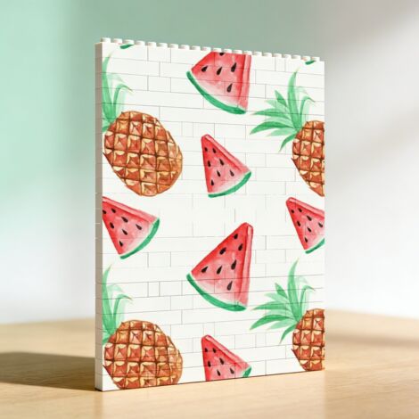 Cadre créatif DIY en briques de construction, cadeau romantique idéal