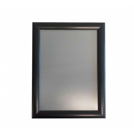 Cadre d'affichage clic clac en aluminium noir format A4
