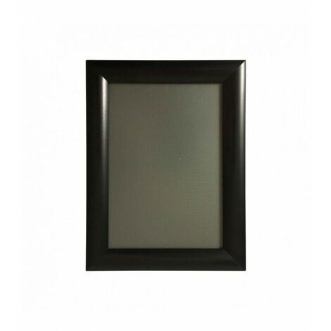 Cadre d'affichage clic clac en aluminium noir format A5