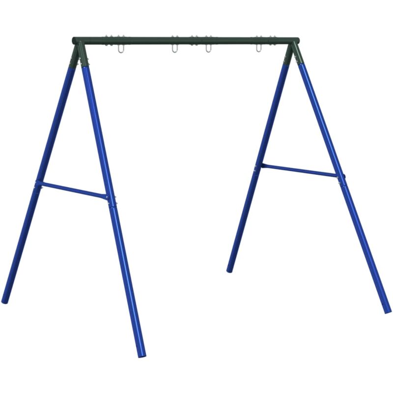 Vidaxl - Cadre de balançoire extérieur et 4 crochets de suspension acier