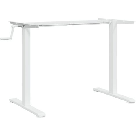 Cadre de bureau debout blanc (94-135)x60x(70-114) cm acier