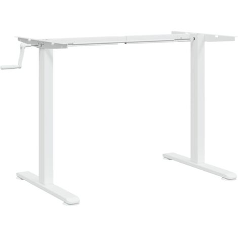 Cadre de bureau debout blanc (94-135)x60x(70-114) cm acier CFW230873