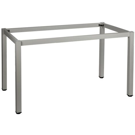 Cadre de bureau ou de table avec pied carré NY-A057/196/K - 196x76 cm, aluminium