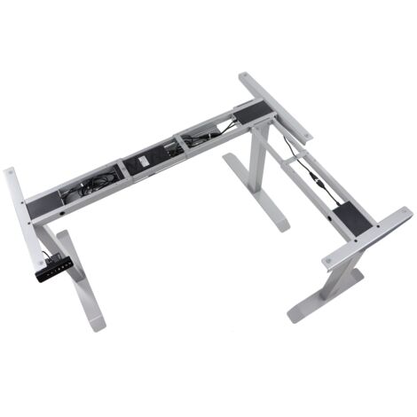 Cadre de bureau ou de table avec réglage électrique de la hauteur UT04-2T/90A/A en aluminium
