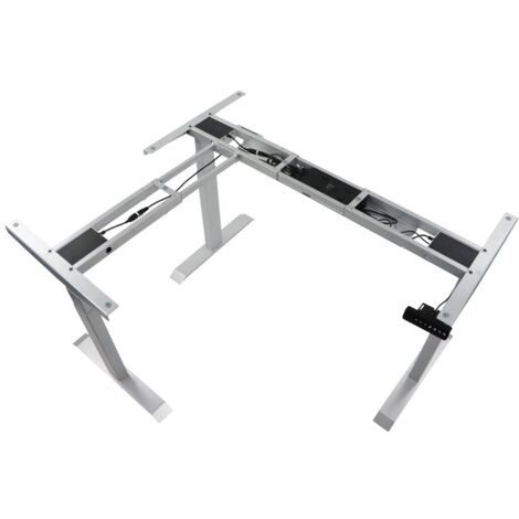 Cadre de bureau ou de table avec réglage électrique de la hauteur UT04-3T/90A/A en aluminium