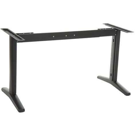 Cadre de bureau ou de table STT-01 avec poutre extensible - Noir