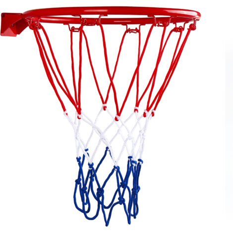 Cadre de but de ballon de basket-ball mural avec vis pour extérieur et intérieur, cerceau de basket-ball de jeu de jardin de 32 cm
