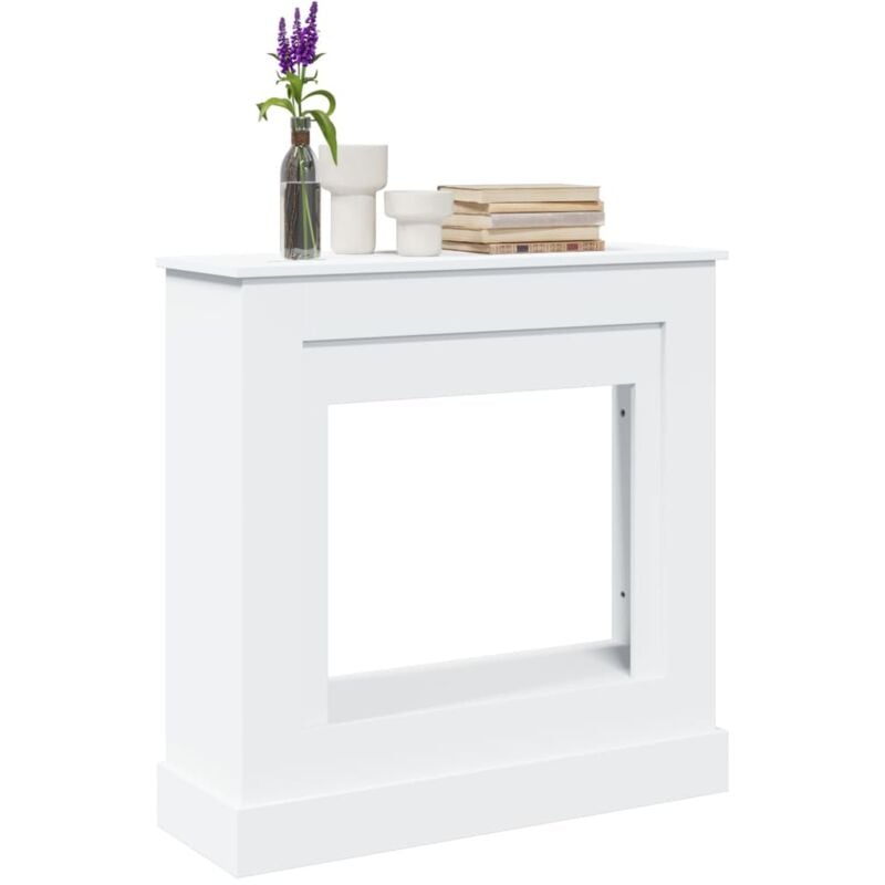 Vidaxl - Cadre de cheminée blanc 90x30x90 cm bois d'ingénierie