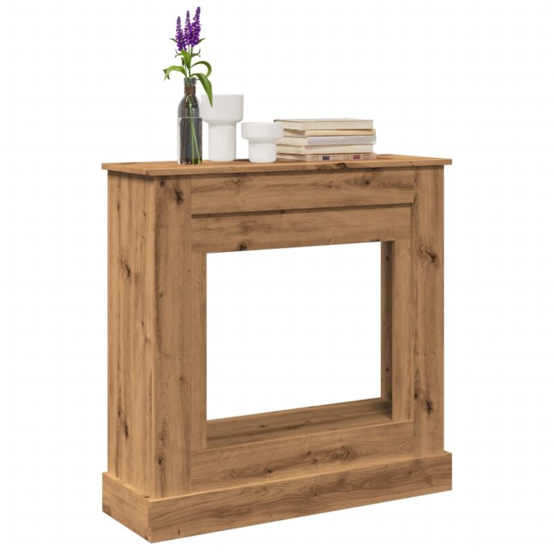 Vidaxl - Cadre de cheminée chêne artisanal 90x30x90 cm bois ingénierie