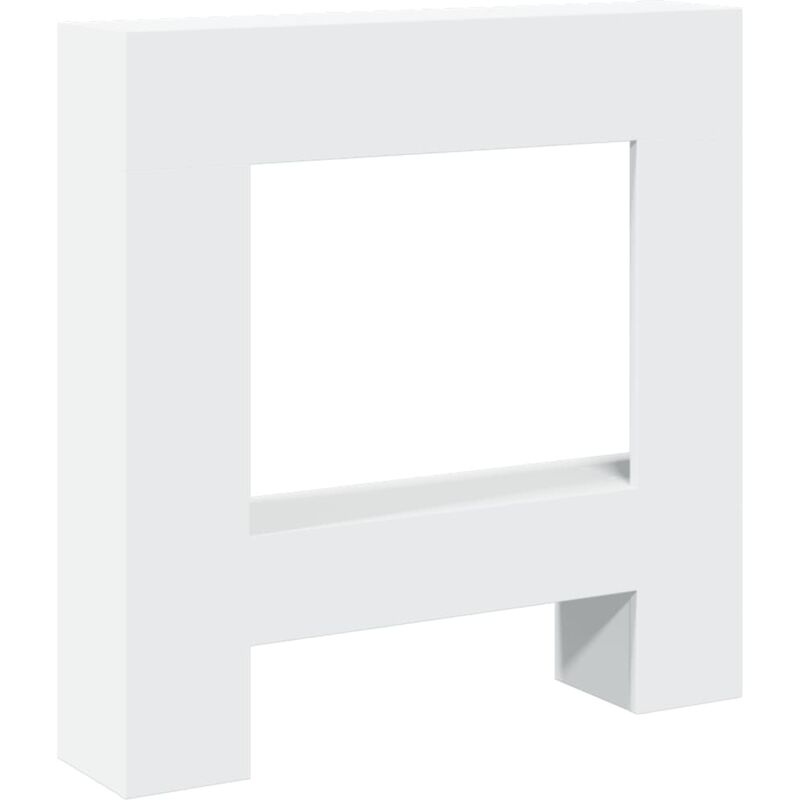 Vidaxl - Cadre de cheminée blanc 81x18x82 cm bois d'ingénierie
