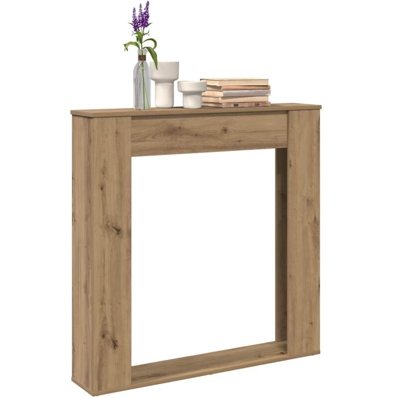 Vidaxl - Cadre de cheminée chêne artisanal 100x20x100 cm bois ingénierie