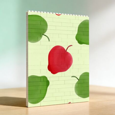 Cadre de construction DIY en briques et blocs, cadeau d’anniversaire
