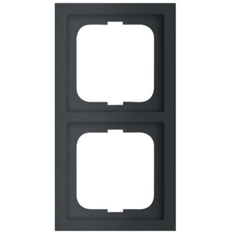 Cadre de finition double Future® linéaire noir mat