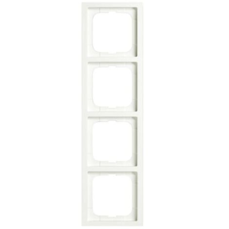 Cadre de finition quadruple Future® linéaire blanc studio mat