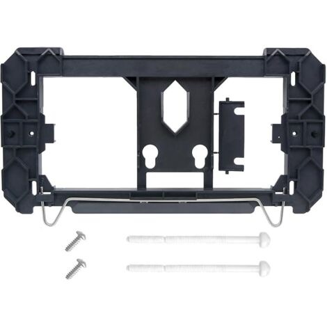Cadre de fixation Compatible avec Geberit Twinline, avec Vis, Tiges de Poussée et Levier de Coupure, Noir