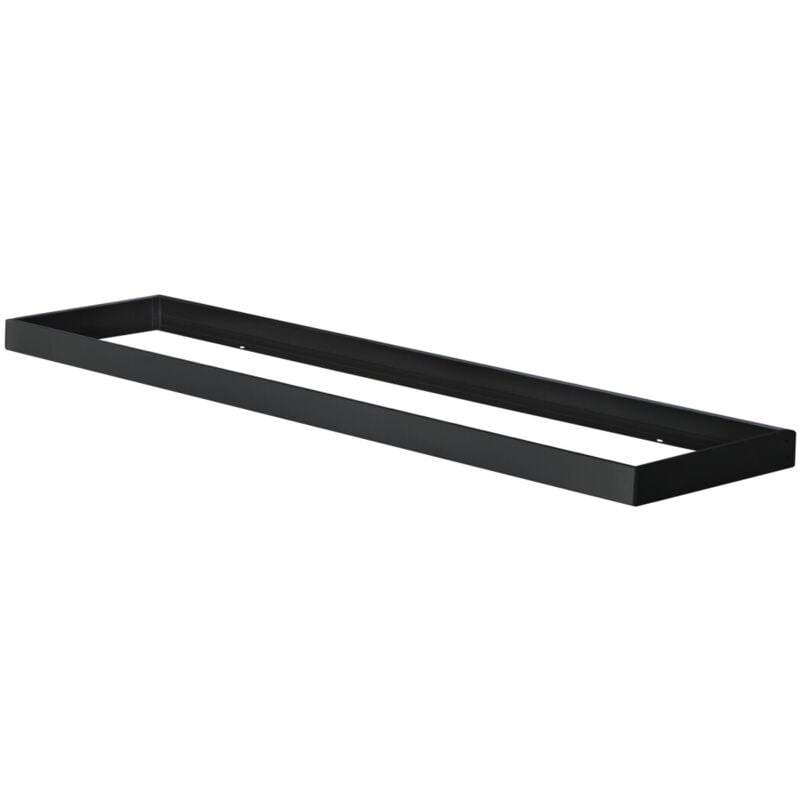 Cadre de Fixation Rectangulaire Saillie pour Dalle LED 1200mmx300mm Noir