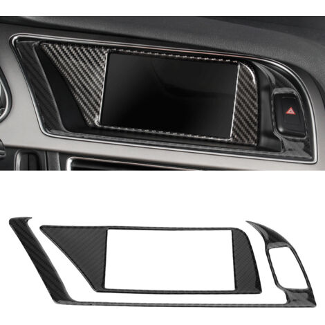 Cadre de GPS en fibre de carbone pour tableau de bord Audi A4 A5 B8 S4 S5
