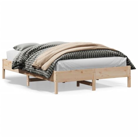 Cadre de lit 120x200 bois de pin massif
