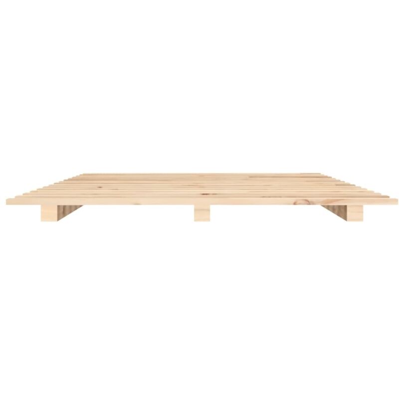 Cadre de lit 140x190 bois de pin massif Cadre de lit 140x190 bois de pin massif