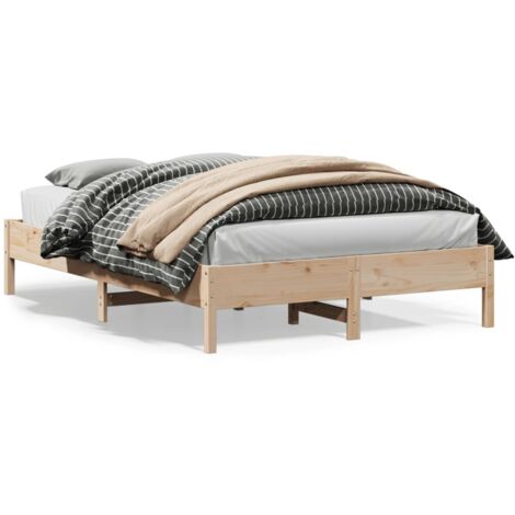 Cadre de lit 140x200 bois de pin massif