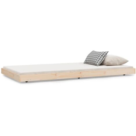 Cadre de lit 80x200 Bois de pin massif