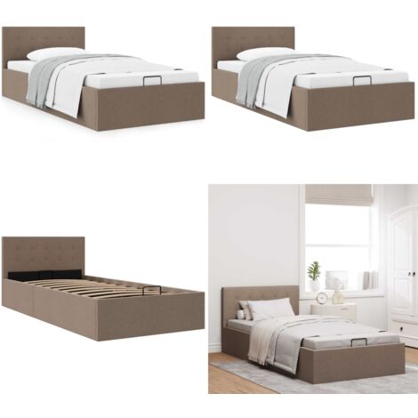 Cadre de lit à rangement hydraulique sans matelas 100x200 cm - Lit Plateforme - Lit Double - Lit Avec Rangement - Cadre De Lit - Literie - Home & Living