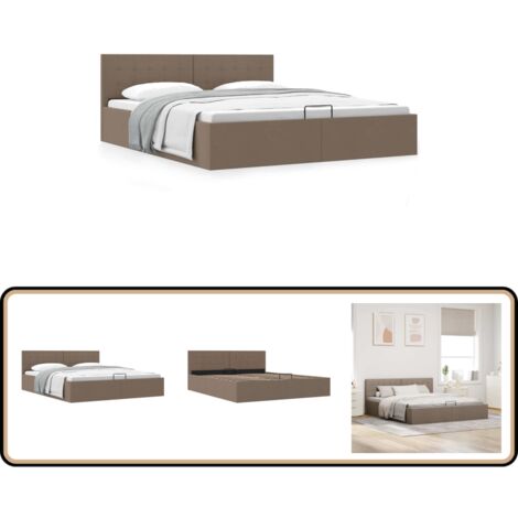 Cadre de lit à rangement hydraulique sans matelas 180x200 cm - Cadre De Lit - Lit Plateforme - Lit Avec Rangement - Lit Hydraulique - Lit Adulte
