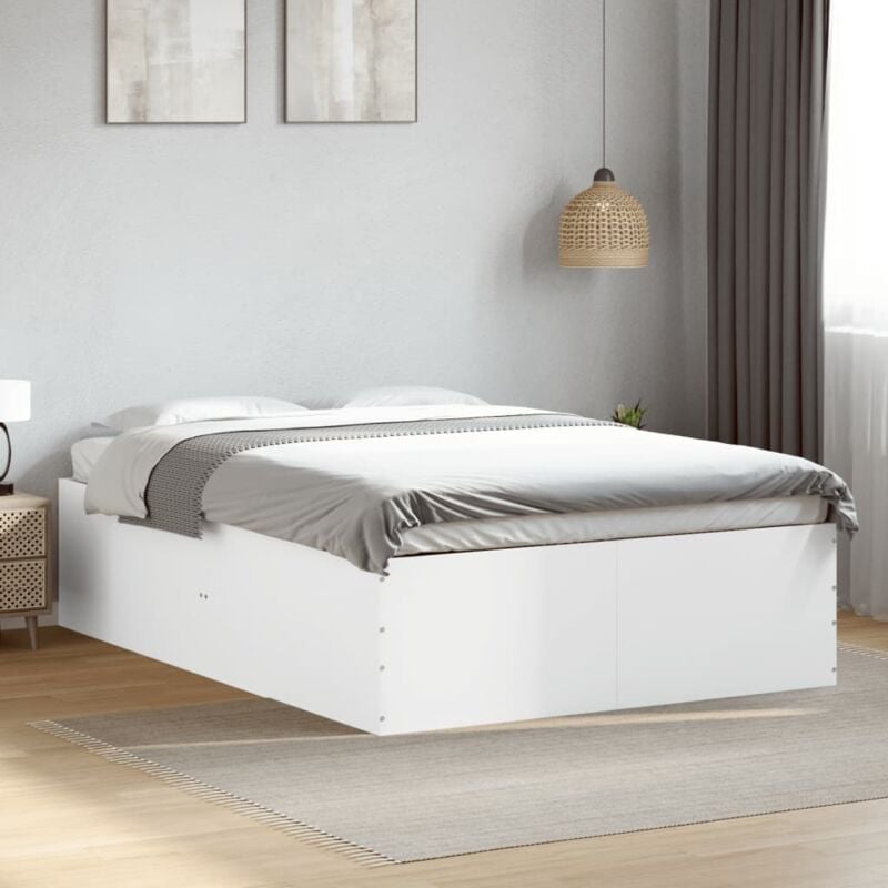 Vidaxl - Cadre de lit sans matelas blanc 120x200 cm