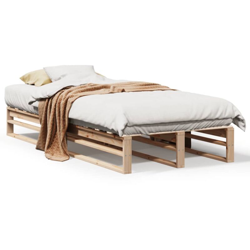 vidaXL Cadre de lit sans matelas 90x190 cm bois de pin massif