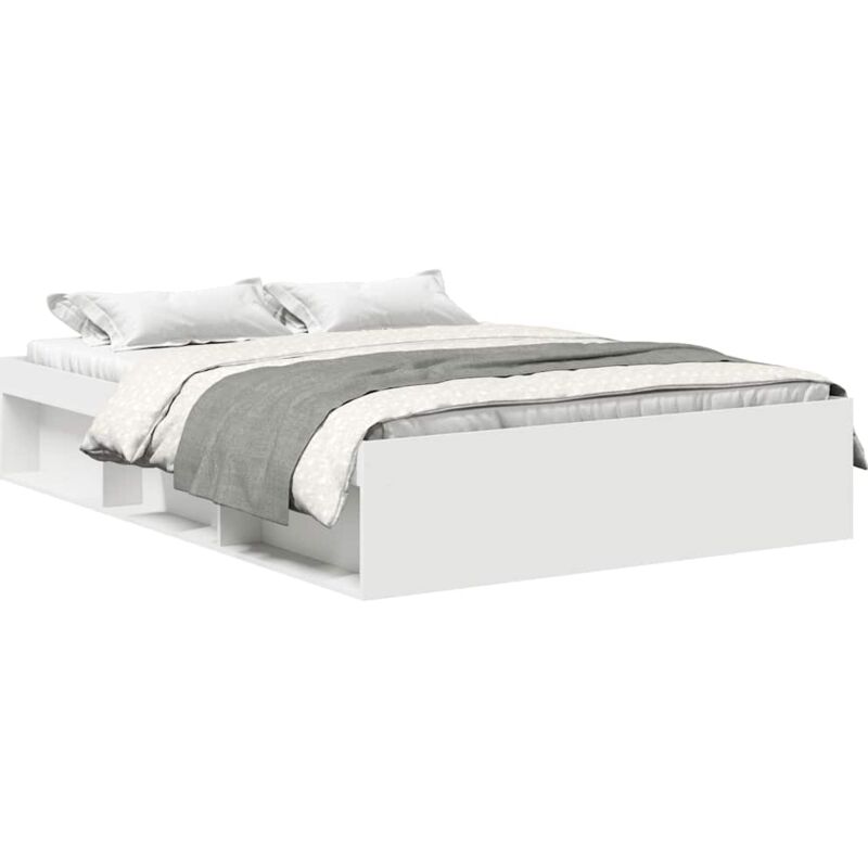 Vidaxl - Cadre de lit blanc 120x200 cm